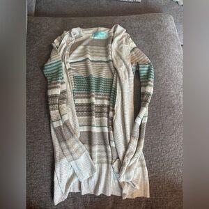 Filly Flair Multicolor Striped Cardigan